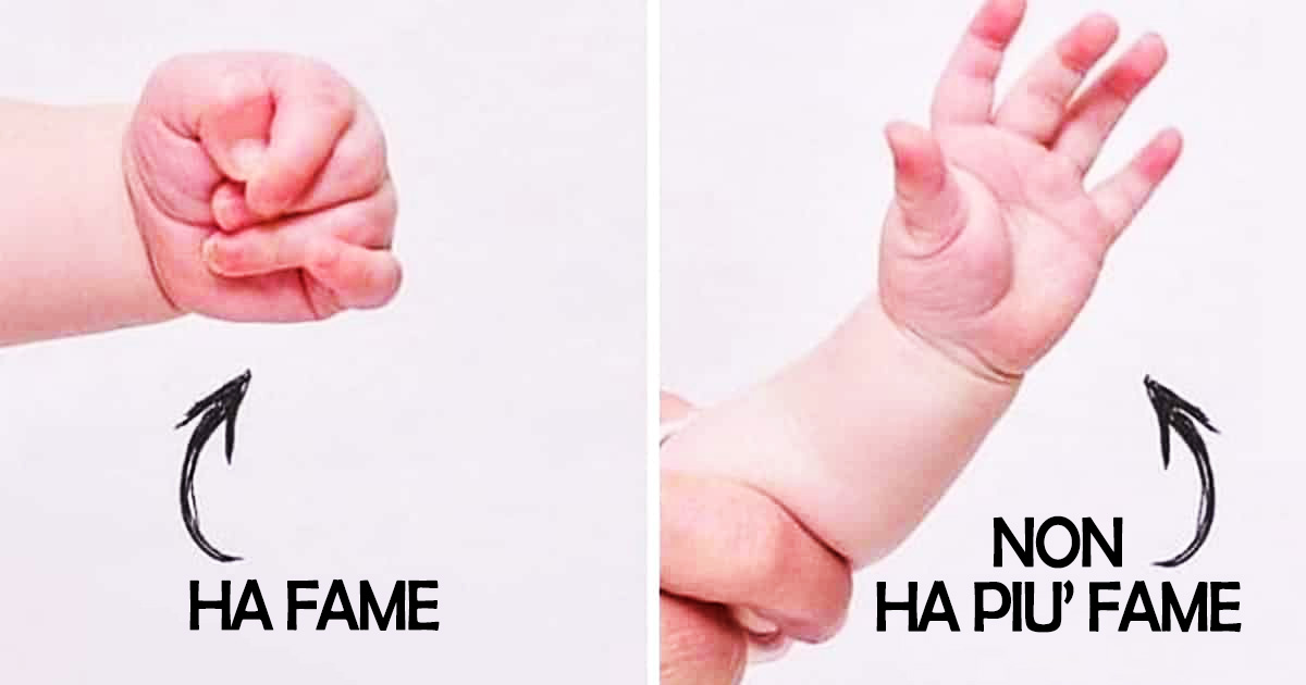 10 gesti che i neonati ci inviano; ecco come capire cosa vogliono dirci!