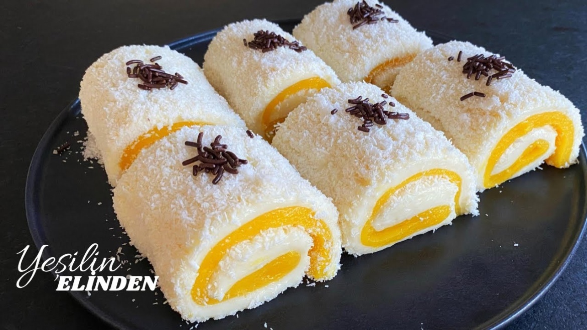 Dessert al cocco e arancia, il dolce turco cremoso e goloso che si scioglie in bocca!