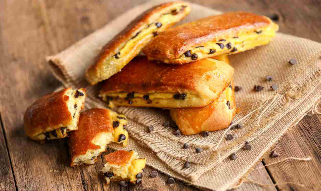 Brioche con gocce di cioccolato