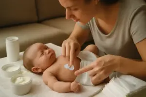 Cambio pannolino neonato passo passo: il trucco per prevenire irritazioni senza fatica
