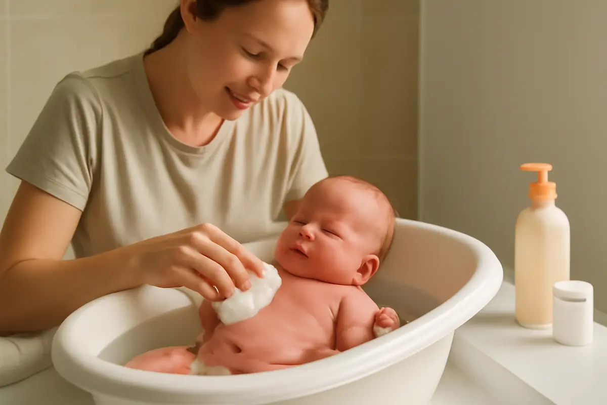 Bagnetto neonato frequenza consigliata: riduci i rischi di arrossamento con pochi accorgimenti