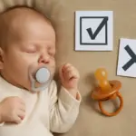 Ciuccio al neonato: pro e contro poco noti che aiutano a scegliere senza sensi di colpa