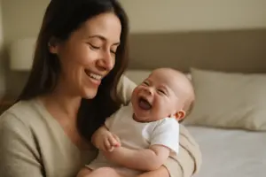 Primi sorrisi del neonato: quando arrivano davvero e cosa indicano sul suo sviluppo affettivo