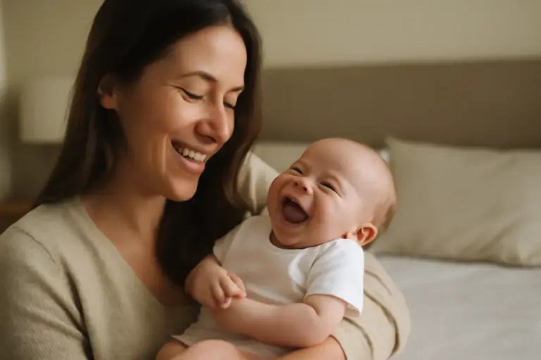 Primi sorrisi del neonato: quando arrivano davvero e cosa indicano sul suo sviluppo affettivo