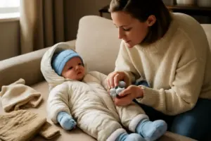 Abbigliamento giusto per il neonato in inverno: i dettagli che fanno la differenza sul comfort