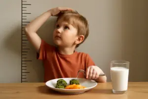 Crescita staturale e alimentazione infantile: come evitare errori comuni a tavola
