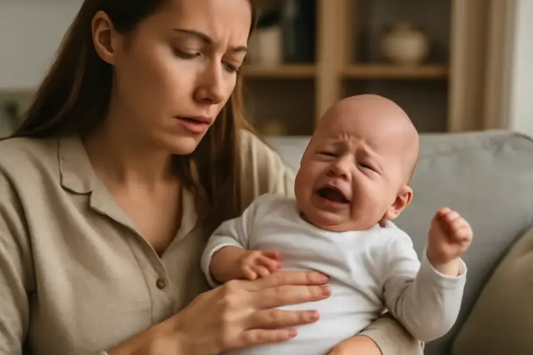 Come capire se il neonato ha mal di pancia? I gesti da osservare per intervenire subito